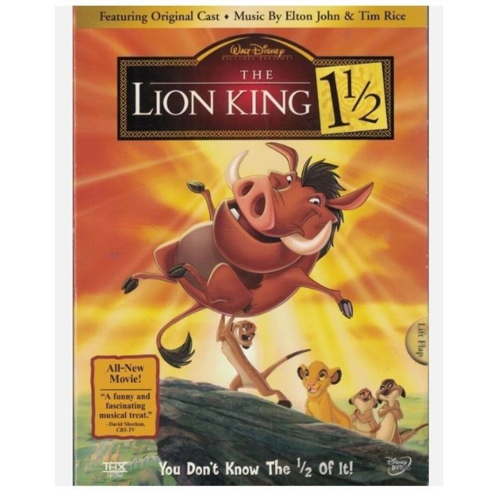 Lion King 1 1/2 (DVD, 2004) 2-disk set DISKS ONLY